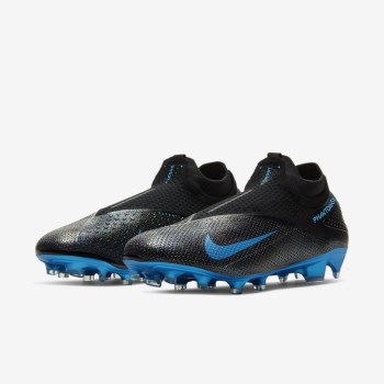 Nike Phantom Vision 2 Elite Dynamic Fit FG - Férfi Focicipő - Fekete/Sötét Szürke/Kék